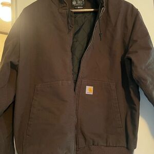 Carhartt Men's Dark Brown Bomber Jacket